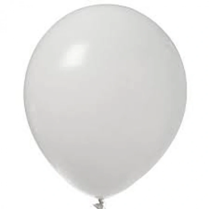 NEDİ BALON 12 DÜZ RENK BEYAZ 100LÜ 72001