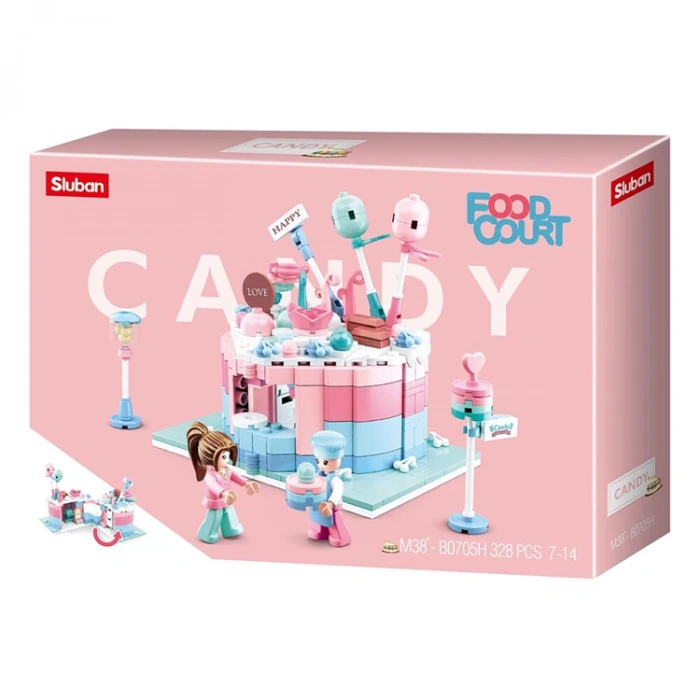 SLUBAN B0705H FOOD COURT TATLI DÜKKANI LEGO 328 PARÇA