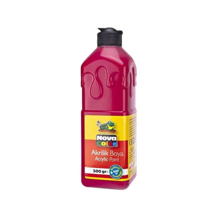 NOVA COLOR NC-382 AKRİLİK BOYA 500gr. KIRMIZI