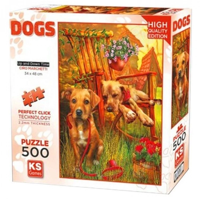 KS GAMES 20067 UP AND DOWN TIME 48x34cm YAPBOZ/PUZZLE 500 PARÇA