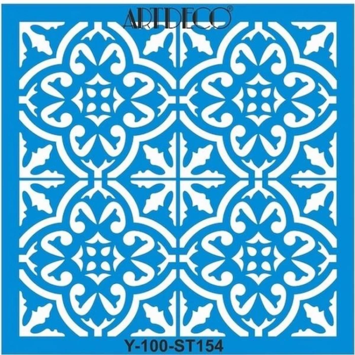 ARTDECO STENCİL 30X30CM ANTİK KARO 154