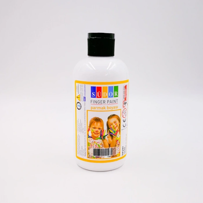 SÜDOR PARMAK BOYASI 250 ML BEYAZ - SD8008-13