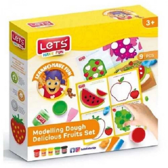 LETS OYUN HAMURU MATLI LEZZETLİ MEYVELER SETİ 9 PARÇA  L9009