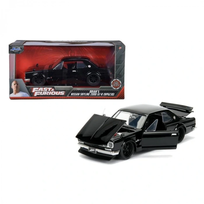 SİMBA JADA 3203004 FAST & FURIOUS 1:24 BRIANS 1971 NISSAN SKYLINE TEKLİ ARABA KUTULU