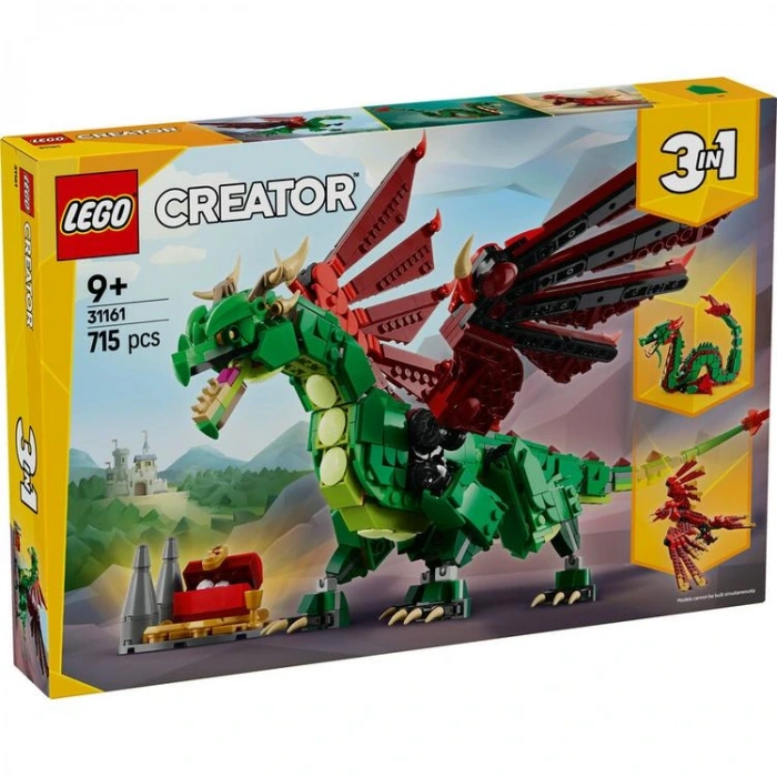 LEGO CREATOR 31161 ORTA ÇAĞ EJDERHASI 3IN1 715 PARÇA 9+