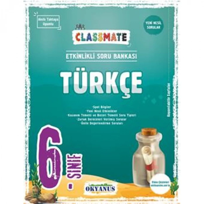 OKYANUS 6. SINIF CLASSMATE TÜRKÇE SORU BANKASI - 2024