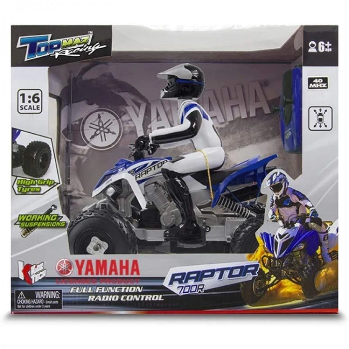 SUNMAN TOPMAZ RACING YAMAHA RAPTOR 700R 1:6 UZAKTAN KUMANDALI MOTOR