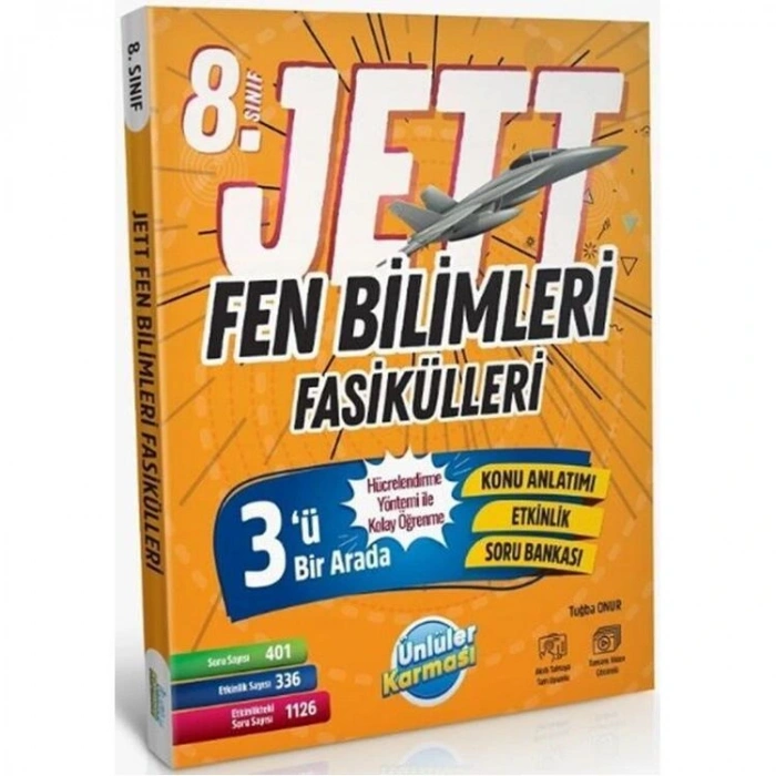 ÜNLÜLER KARMASI 8. SINIF JETT FEN BİLİMLERİ FASİKÜLLERİ