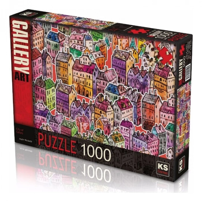 KS GAMES 20550 CITY OF COLORS 68x48cm YAPBOZ/PUZZLE 1000 PARÇA