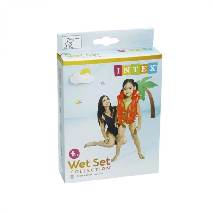 İNTEX 58671EU WET SET COLLECTION YAKALI YELEK 50x47cm 3-6 YAŞ