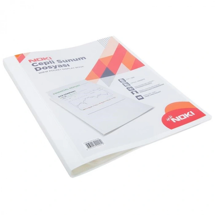 NOKI SUNUM DOSYASI CEPLİ 40LI BEYAZ