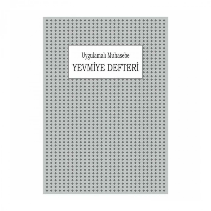 DİLMAN UYGULAMALI MUHASEBE YEVMİYE DEFTERİ KARTON KAPAK
