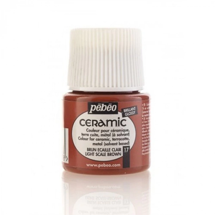 PEBEO 025-17 SERAMİK BOYASI 45 ML ŞİŞE SCALE BROWN