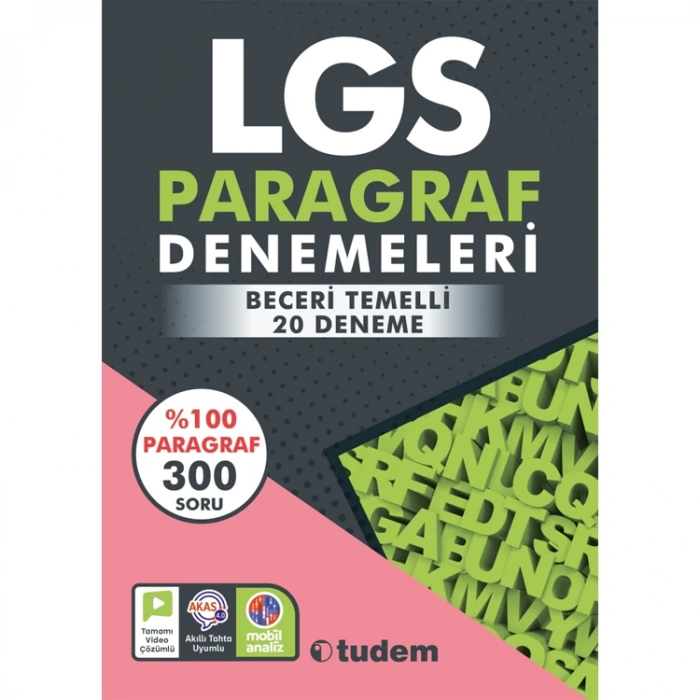 TUDEM 8. SINIF LGS PARAGRAF DENEMELERİ