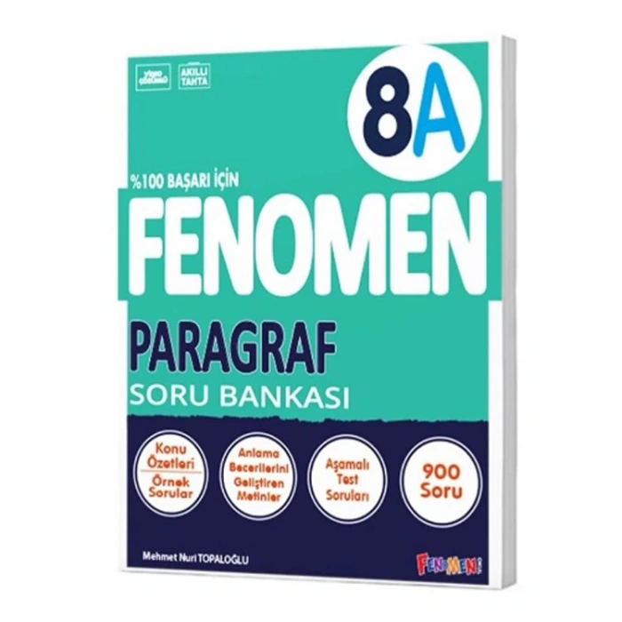 FENOMEN 8. SINIF PARAGRAF A SORU BANKASI