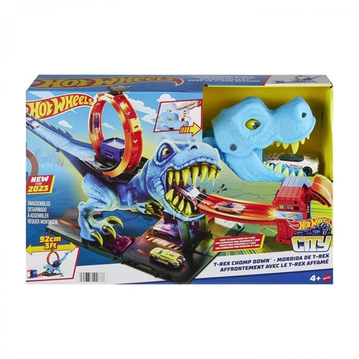 HOT WHEELS MTL-HKX42 DİNOZOR İLE  MÜCADELE OYUN SETİ