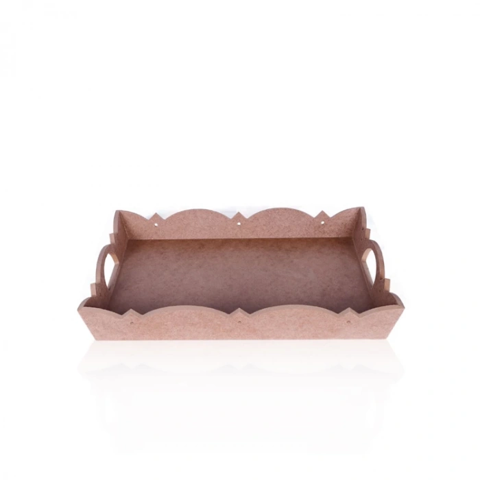 TEKNOPOİNT AHŞAP HOBİ TPS03 DELİKLİ TEPSİ