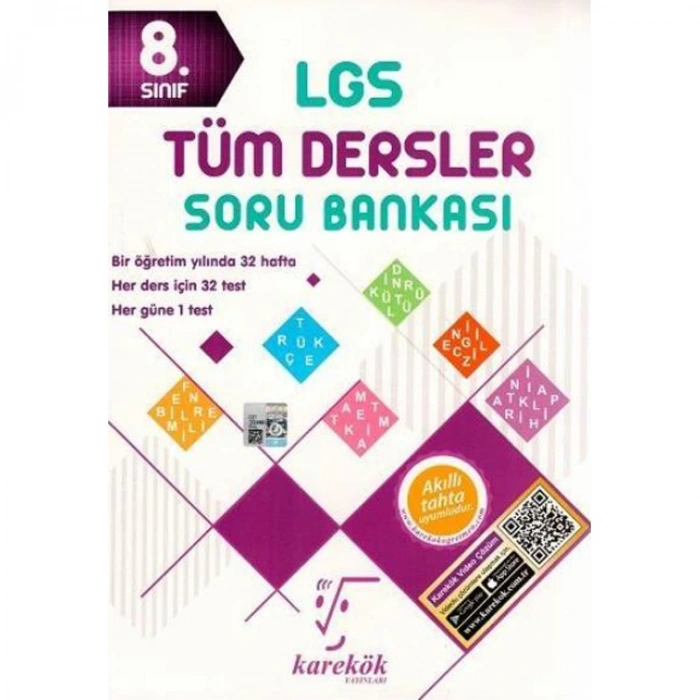 KAREKÖK 8. SINIF LGS TÜM DERSLER SORU BANKASI