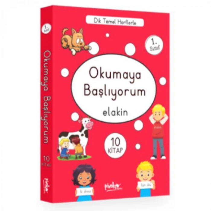 PİNOKYO 1. SINIF OKUMAYA BAŞLIYORUM 10 KİTAPLIK SET ELAKİN
