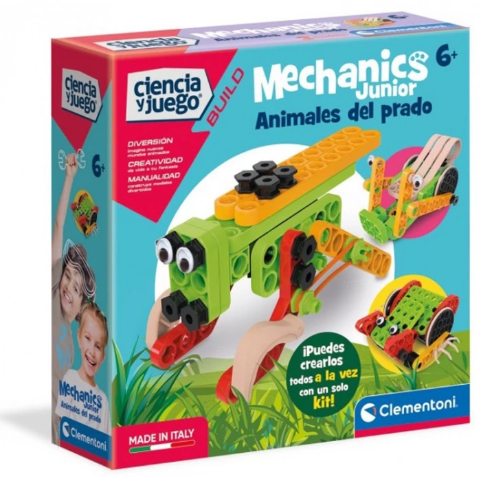 CLEMENTONI 75058 MECHANICS JUNIOR MEADOW ANIMALS - BÖCEKLER +6