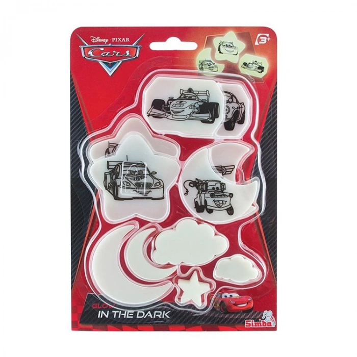 SİMBA 9448410 DISNEY CARS KARANLIKTA PARLAYAN FOSFORLU DUVAR -TAVAN STICKER