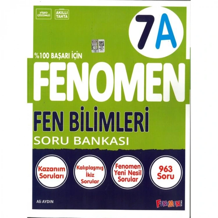 FENOMEN 7. SINIF FEN BİLİMLERİ A SORU BANKASI