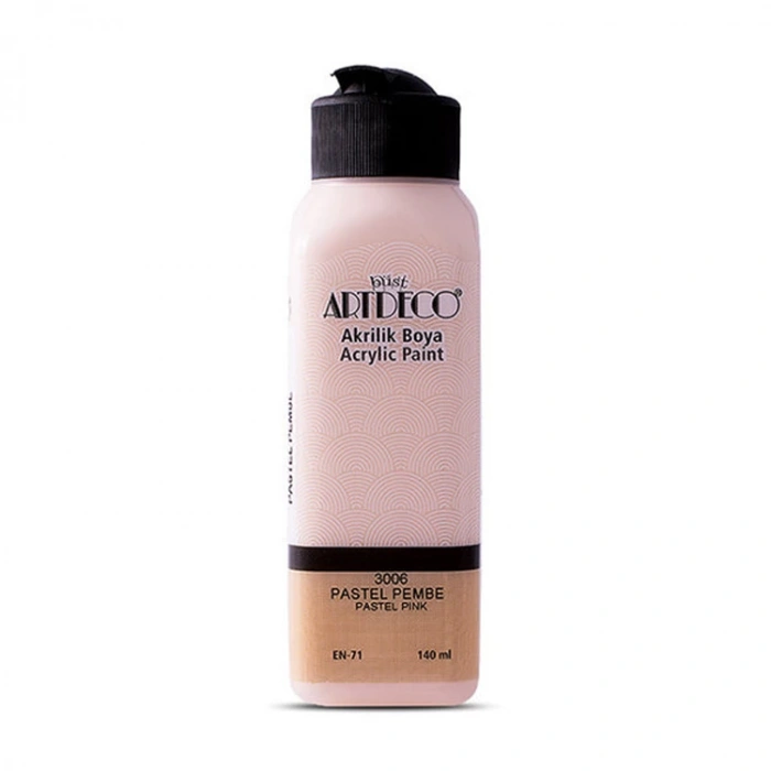 ARTDECO AKRİLİK BOYA 140 ML. PASTEL PEMBE