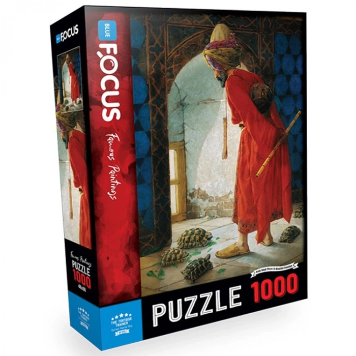 BLUE FOCUS BF265 KAPLUMBAĞA TERBİYECİSİ PUZZLE YAPBOZ 48x66 1000 PARÇA