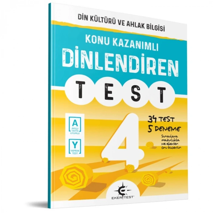 EKERTEST 4.SINIF DİN KÜLTÜRÜ VE AHLAK BİLGİSİ DİNLENDİREN TEST KONU KAZANIMLI