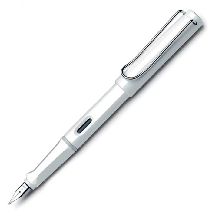 LAMY SAFARİ 19B-M DOLMA KALEM METAL KLİPS M UÇ BEYAZ