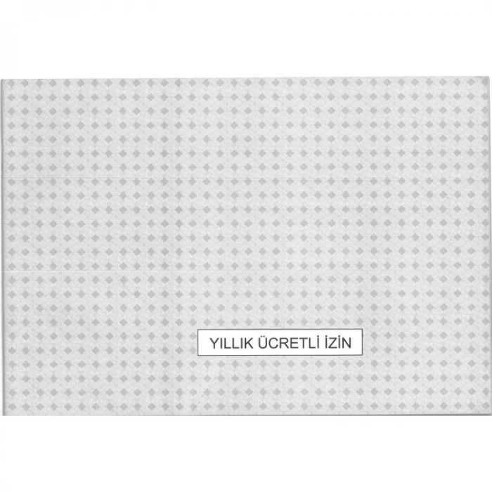 DİLMAN 19.5x28cm KARTON KAPAK YILLIK ÜCRETLİ İZİN DEFTERİ YATAY 20YP.