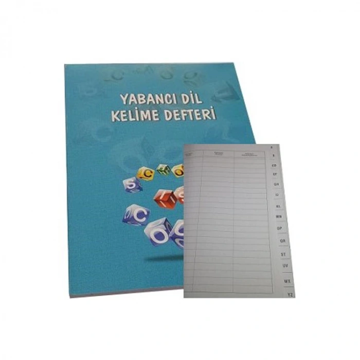 GÜRPAŞ KARTON KAPAK YABANCI DİL KELİME DEFTERİ G018