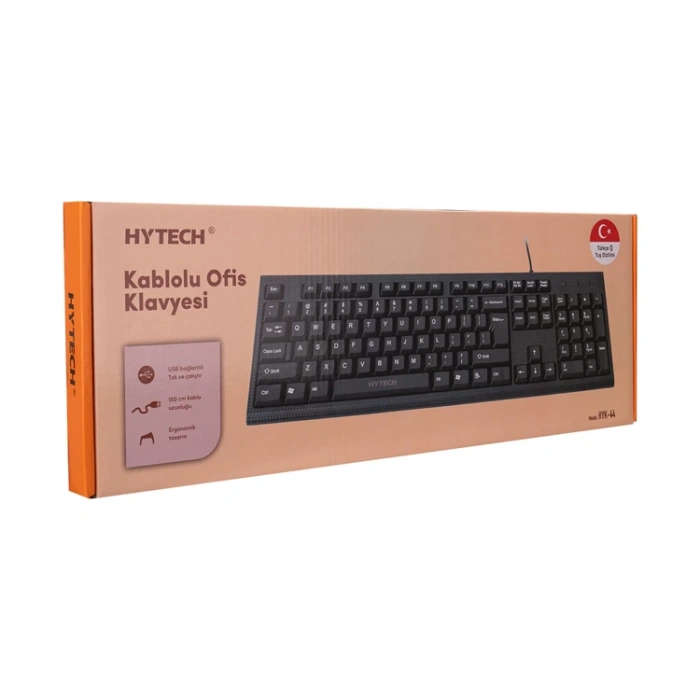 HYTECH HYK-44 SİYAH USB Q STANDART KLAVYE