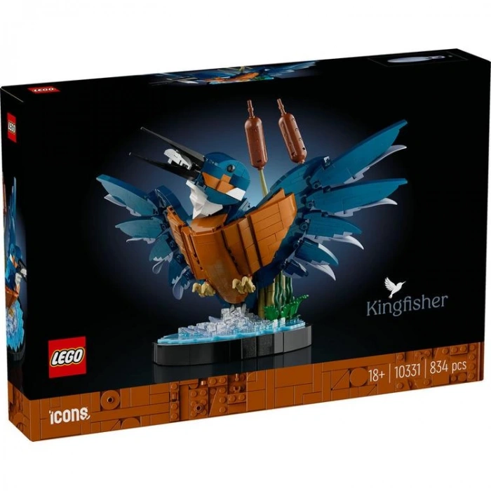 LEGO ICON 10331 KINGFISHER BIRD - YALIÇAPKINI KUŞU 834 PARÇA  18+