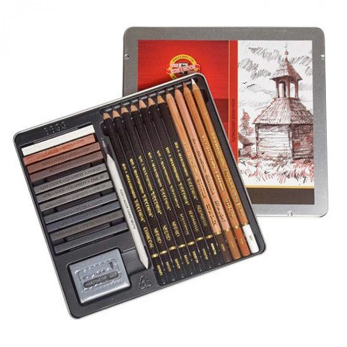 KOH-I NOOR 8899 GIOCONDA ÇİZİM KALEMİ SETİ 24 PARÇA