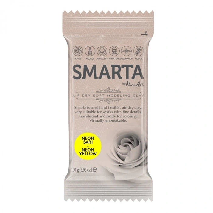 SMARTA MODELLEME KİL HAMURU 100 GR NO:24 NEON SARI ( NEON YELLOW)