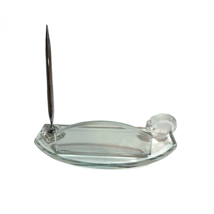 SADE HEDİYELİK KRİSTAL MASA SETİ KALEMLİ NO:M131