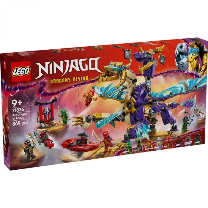 LEGO 71836 NINJAGO ARC DRAGON OF FOCUS  869 PARÇA 9+