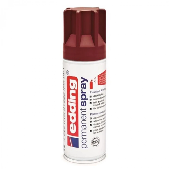EDDİNG 5200912 PERMANENT AKRİLİK SPREY BOYA PURPLE RED MAT 200ML