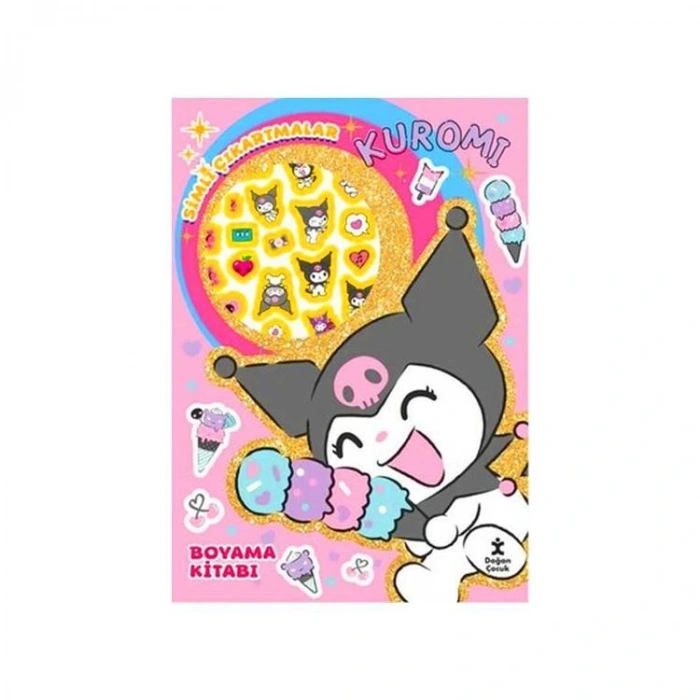 KUROMİ  - SİMLİ ÇIKARTMALI BOYAMA KİTABI