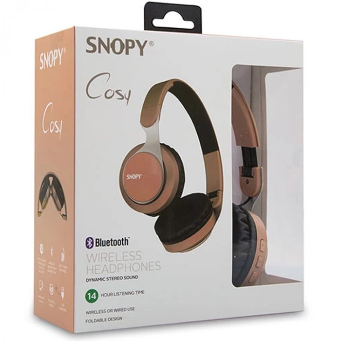 SNOPY SN-34BT COSY ROSE GOLD BLUETOOTH KULAKLIK