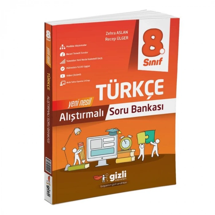 GİZLİ 8. SINIF TÜRKÇE ALIŞTIRMALI SORU BANKASI