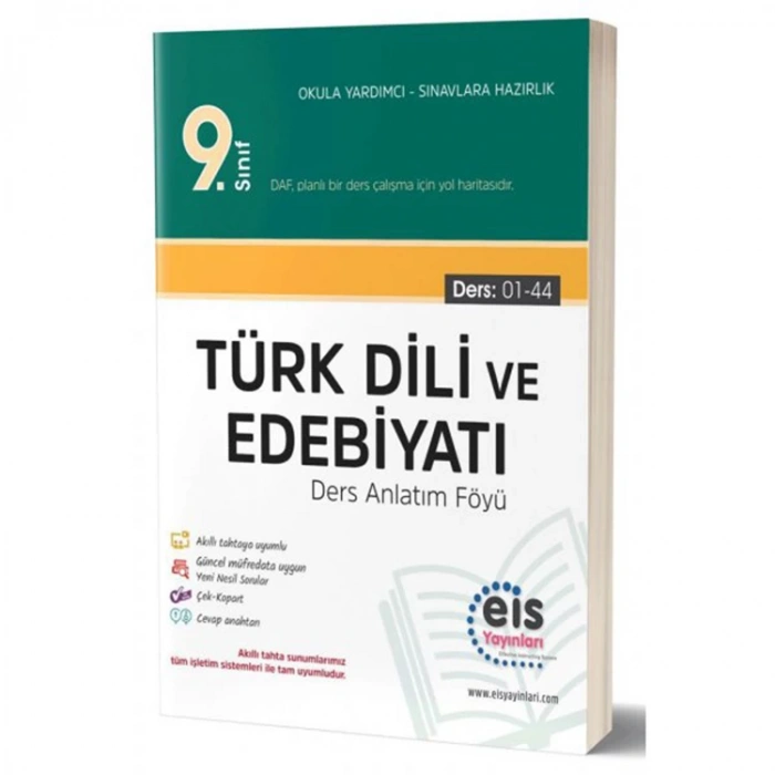 EİS 9. SINIF TÜRK DİLİ VE EDEBİYATI DERS ANLATIM FÖYÜ