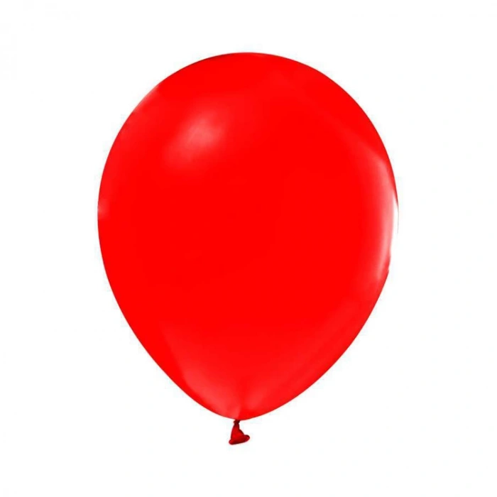AS BALON DÜZ PASTEL KIRMIZI BALON 100LÜ