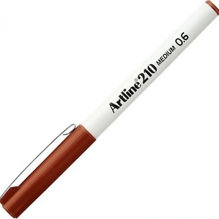 ARTLINE EK-210N KEÇE UÇLU YAZI KALEMİ 0.6mm KAHVERENGİ