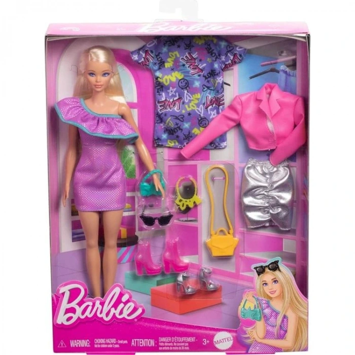 MATTTEL HYT61 BARBIE MODA BEBEK KIYAFETLERİ VE AKSESUARLARI