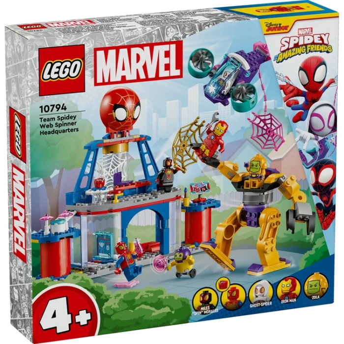 LEGO MARVEL 10794 SPIDEY WEB SPIDEY TAKIMI AĞ ÖRÜCÜ KARARGAHI 193 PARÇA 4+