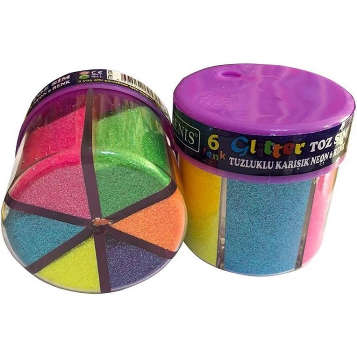 RUBENİS 5206  6 NEON RENK TOZ SİM TUZLUK