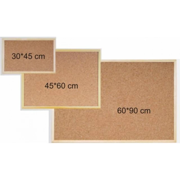 PANDA 60X90 AHŞAP ÇERÇEVE MANTAR PANO - PAN116