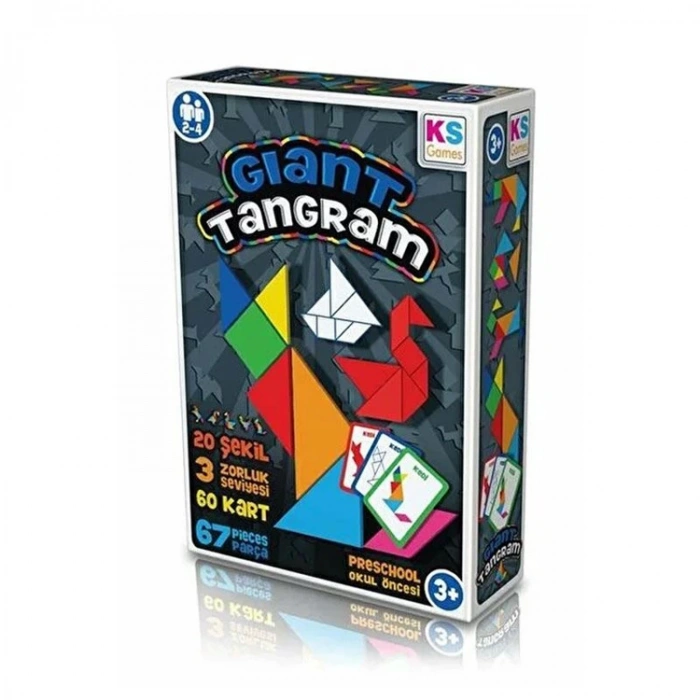 KS GAMES GT239 GIANT TANGRAM KUTU OYUNU 3+